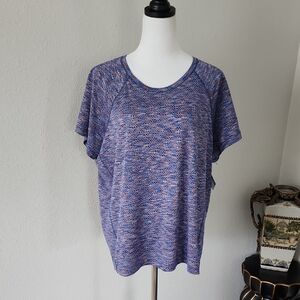 Athleta Multicolor Short Sleeve Top